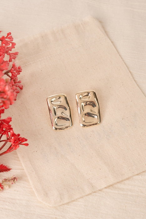 Heliophilia Silver Pendientes de Oro con Recubrimiento de Laca
